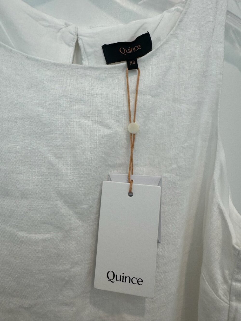 Quince 100% European Linen Tank Mini Dress - Picture 4 of 5